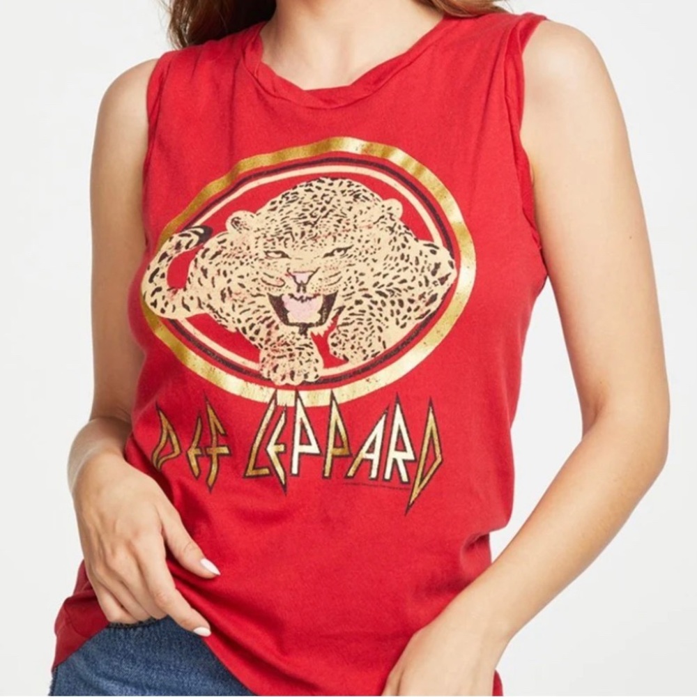 COPY - Chaser Def Leppard muscle tank size XS NWOT